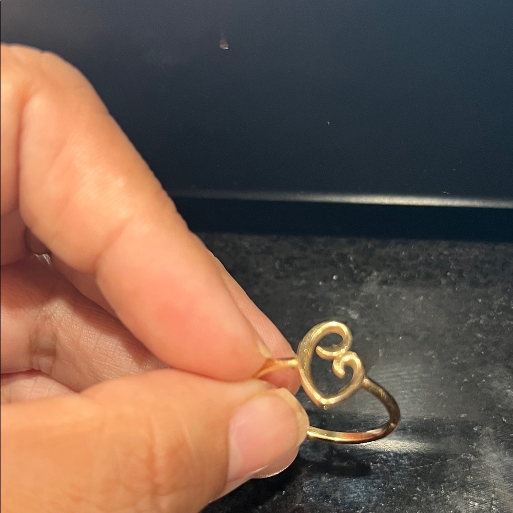James Avery Gold Heart Ring